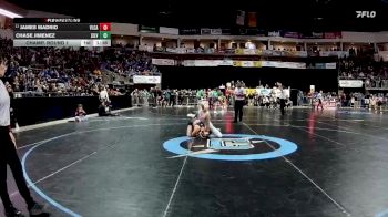 4A 121 lbs Champ. Round 1 - James Madrid, Valencia vs Chase Jimenez, Silver