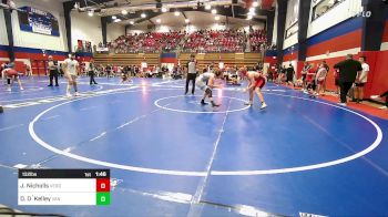 132 lbs Quarterfinal - Jacob Nicholls, Verdigris vs Don O`Kelley, Van Buren High School