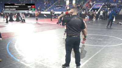 157 lbs Consi Of 4 - Owen Polofsky, Cranston West vs Luke Calder, Saint John's Prep