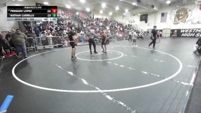 126 lbs Champ. Round 2 - Nathan Carrillo, St. John Bosco vs Fernado Lopez, Savanna