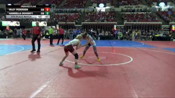 102 lbs 5th Place Match - Riley Pedersen, Glasgow Wrestling Club vs Gabriella Doughty, Gladiator Wrestling Academy