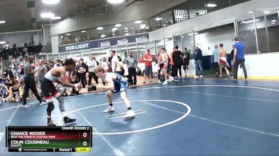 135 lbs Champ. Round 2 - Colin Cousineau, Dakota vs Chance Woods, Beat The Streets Chicago MDW