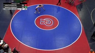 127 lbs Consi Of 16 #2 - Adalyn Schaffer, Punxsutawney vs Makayla Brinkley, Athens