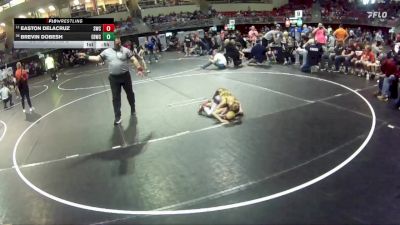 55 lbs Cons. Round 2 - Easton DeLaCruz, Scottsbluff Wrestling Club vs Brevin Dobesh, East Butler Wrestling Club