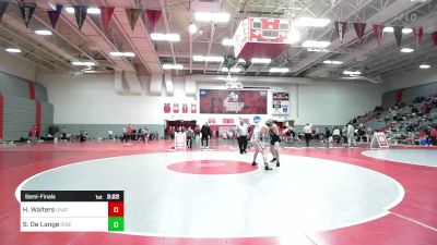 197 lbs Semifinal - Hayden Walters, UNATT - Michigan vs Steyn De Lange, Rider University