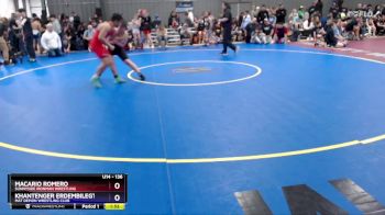 136 lbs Cons. Round 2 - Macario Romero, Sunnyside Ironman Wrestling vs Khantenger Erdembilegt, Mat Demon Wrestling Club