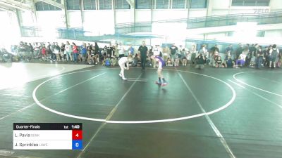 74 kg Quarterfinal - Luca Pavia, Sunkist Kids Monster Garage vs Jordan Sprinkles, Lawc