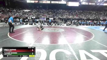 2A 120 lbs 1st Place Match - Tucker Bowen, Soda Springs vs Price Thomas, Glenns Ferry