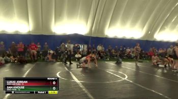 126 lbs Round 3 (8 Team) - Lukas Jordan, Ohio Lightning vs Sam Knouse, Ohio Titan