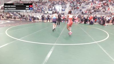 59 kg Cons. Quarters - Willow White, Gladiator Wrestling vs Mia Pedersen, Warriors Of Christ Wrestling