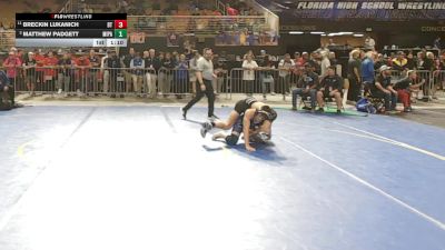 150 3A Cons. Round 1 - Matthew Padgett, Miami Palmetto vs Breckin Lukanich, Bartram Trail