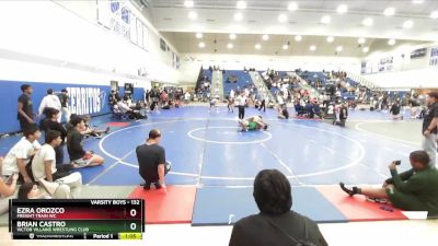 132 lbs Cons. Round 5 - Brian Castro, Victor Villains Wrestling Club vs Ezra Orozco, Freight Train WC