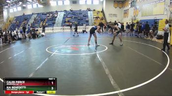 132 lbs Round 3 (8 Team) - Kai Benedetti, Wellington vs Caleb Pierce, Riverview WC