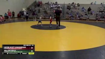 45 lbs Quarterfinal - Jacob Scott Kwasniewski, Contenders Wrestling Academy vs William Kelly, Jennings County Wrestling Club