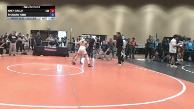 132 lbs Cons. Quarters - Joey Gallo, LAW vs Richard King