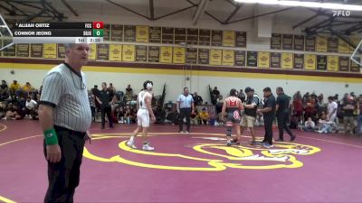 125 lbs 1st Place Match - Connor Jeong, Santa Rosa Junior College vs Alijah Ortiz, Fresno City College