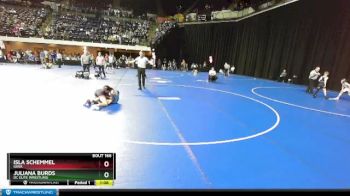 115 lbs Quarterfinal - Isla Schemmel, Iowa vs Juliana Burds, DC Elite Wrestling