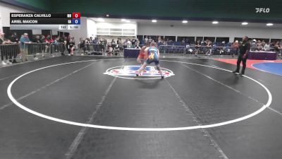 160 lbs Consi Of 8 #1 - Esperanza Calvillo, MN vs Ariel Maicon, GA