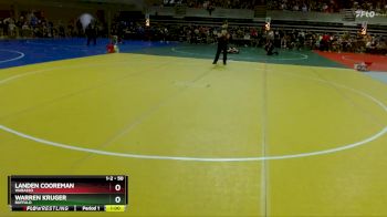 50 lbs Champ. Round 1 - Landen Cooreman, Wabasso vs Warren Kruger, Buffalo