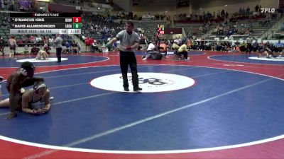 5A 138 lbs Cons. Semi - O`marcus King, Benton vs Davis Allmendinger, Little Rock Christian