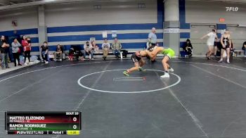 110 lbs Round 5 (8 Team) - Ramon Rodriguez, AACO Allstars vs Matteo Elizondo, MD Maniacs