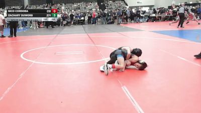 60-B lbs 5th Place - Nico Cordoba, Cordoba Trained vs Zachary DuWors, Jersey 74
