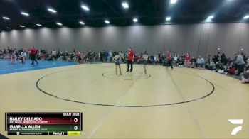 88-93 lbs Quarterfinal - Hailey Delgado, NXT Level Wrestling Academy vs Isabella Allen, Spring Klein Wrestling Club