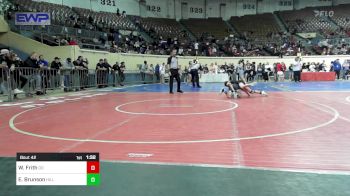 96 lbs Quarterfinal - Weslee Frith, Duncan Lady Demons vs Ella Brunson, Hilldale