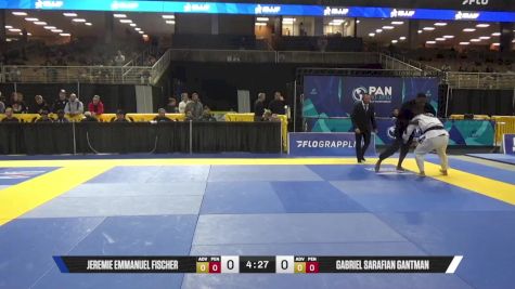 Gabriel Sarafian Gantman vs Jeremie Emmanuel Fischer 2025 Pan Jiu Jitsu IBJJF Championship