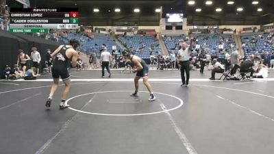 149 lbs Semifinal - Christian Lopez, Embry-Riddle (Ariz.) vs Caden Eggleston, Morningside (Iowa)