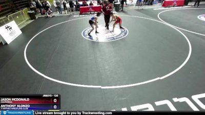 126 lbs Cons. Round 3 - Jason McDonald, California vs Anthony Alonzo, 7 Virtues Wrestling Club