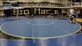 139 lbs Pigtails - Dom Roland, Kiski Area vs Mike Griffiths, Baldwin