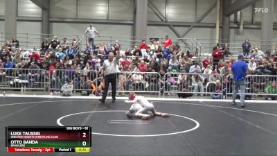61 lbs Semifinal - Otto Banda, Brawlers vs Luke Taussig, Greater Heights Wrestling Club