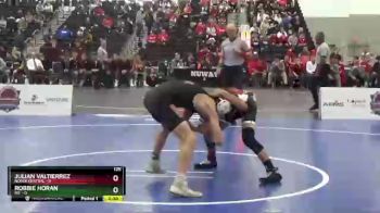 125 lbs Placement Matches (16 Team) - Robbie Horan, RIT vs Julian Valtierrez, North Central