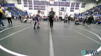 85 lbs Round Of 16 - Blake Holzbaugh, Team Guthrie Wrestling vs Kardyn Prasch, Harrah Little League Wrestling