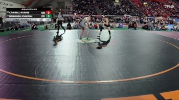 3A 144 lbs Cons. Round 2 - Benjamin Johnson, Potlatch vs Cambell Harris, Aberdeen