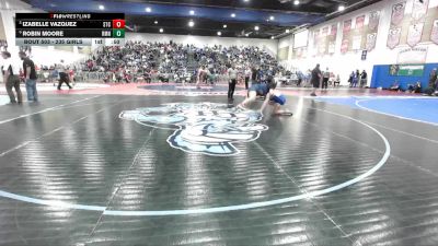 235 Girls Cons. Round 2 - Robin Moore, Ramona vs Izabelle Vazquez, Steele Canyon