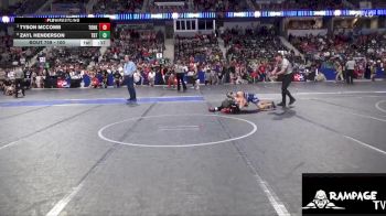 100 lbs Quarterfinal - Tyson McComb, Team Of Hard Knox vs Zayl Henderson, Topeka Blue Thunder