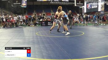 220 lbs Cons 32 #2 - Jonathan Lee, Oregon vs Joseph Baynard, Oregon