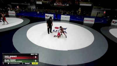 49 lbs Champ. Round 2 - Elias Muniz, Red Star Wrestling Academy vs Tate Jimenez, California