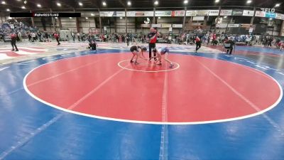 115 lbs 7th Place Match - Arianna Harbin, Dickinson Wrestling Club vs Laynee Little, Touch Of Gold