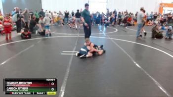 60/65 Round 1 - Charles Broxton, Grizzlies Wrestling Club vs Carson Dynski, Summerville Takedown