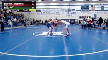 165 lbs 1st Place Match - Deringer Hollenbeck, Grove vs Gavin Salt, Oologah