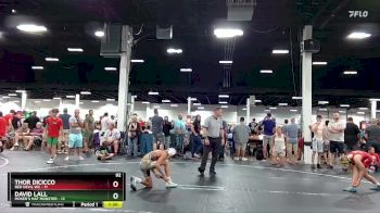 92 lbs Round 3 (4 Team) - David Lall, Moser`s Mat Monster vs Thor DiCicco, Red Devil WC