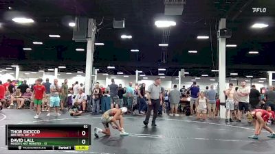 92 lbs Round 3 (4 Team) - David Lall, Moser`s Mat Monster vs Thor DiCicco, Red Devil WC