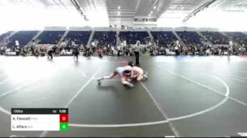 130 lbs Quarterfinal - Amelia Fawcett, Pioneer Grappling vs Loani Alfaro, Bad Boyz