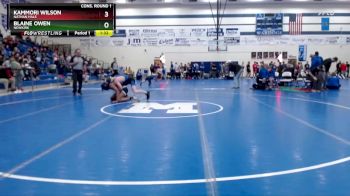 150 lbs Cons. Round 1 - Kammori Wilson, Nathan Hale vs Blaine Owen, Newkirk