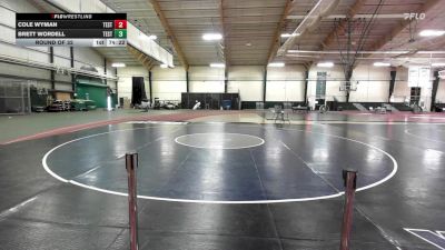 106 lbs Round Of 32 - Cole Wyman, Test Team vs Brett Wordell, Test Team