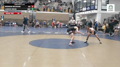 125 lbs Quarterfinal - Brendan McCrone, Ohio State vs Landon Sidun, Unrostered - Hutchy Hammers