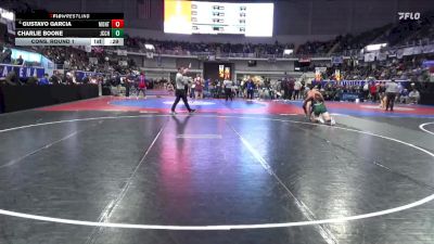 5A 215 lbs Cons. Round 1 - Gustavo Garcia, Montevallo vs Charlie Boone, John Carroll Catholic HS